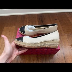 Brand new Tory Burch Color Block 50mm Espadrille